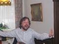 Unser Chorleiter Michael in seinem Element ...