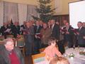 Wir sangen einige Lieder f�r unsere Jubilare.