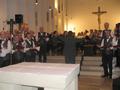 Der MGV Concordia zusammen mit den Original M�nsterland Musikanten.